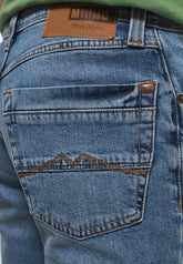 Mustang Washington Męskie Spodnie Jeansowe Denim Blue 1012444 5000 202